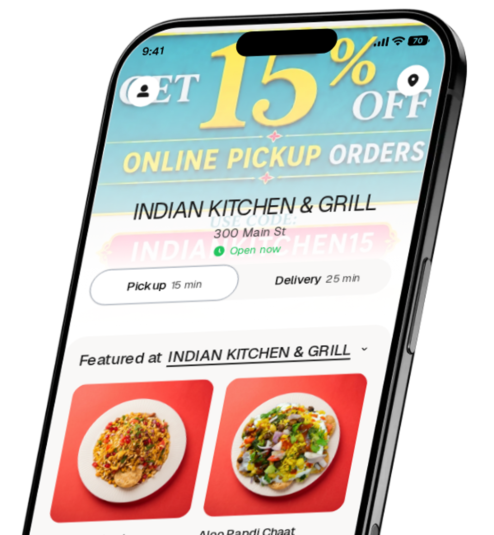 INDIAN KITCHEN & GRILL app preview