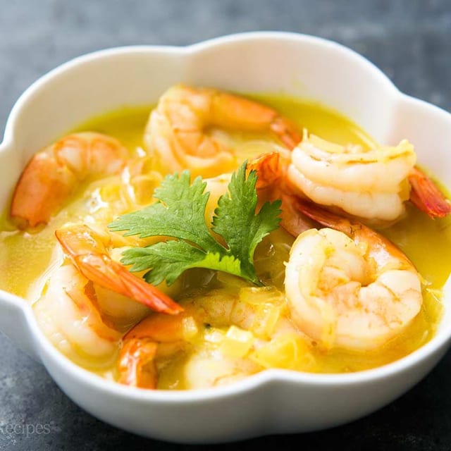 Mango Coconut Shrimp.