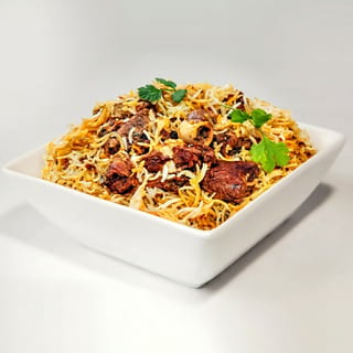 Goat Biryani (Bone in Meat)