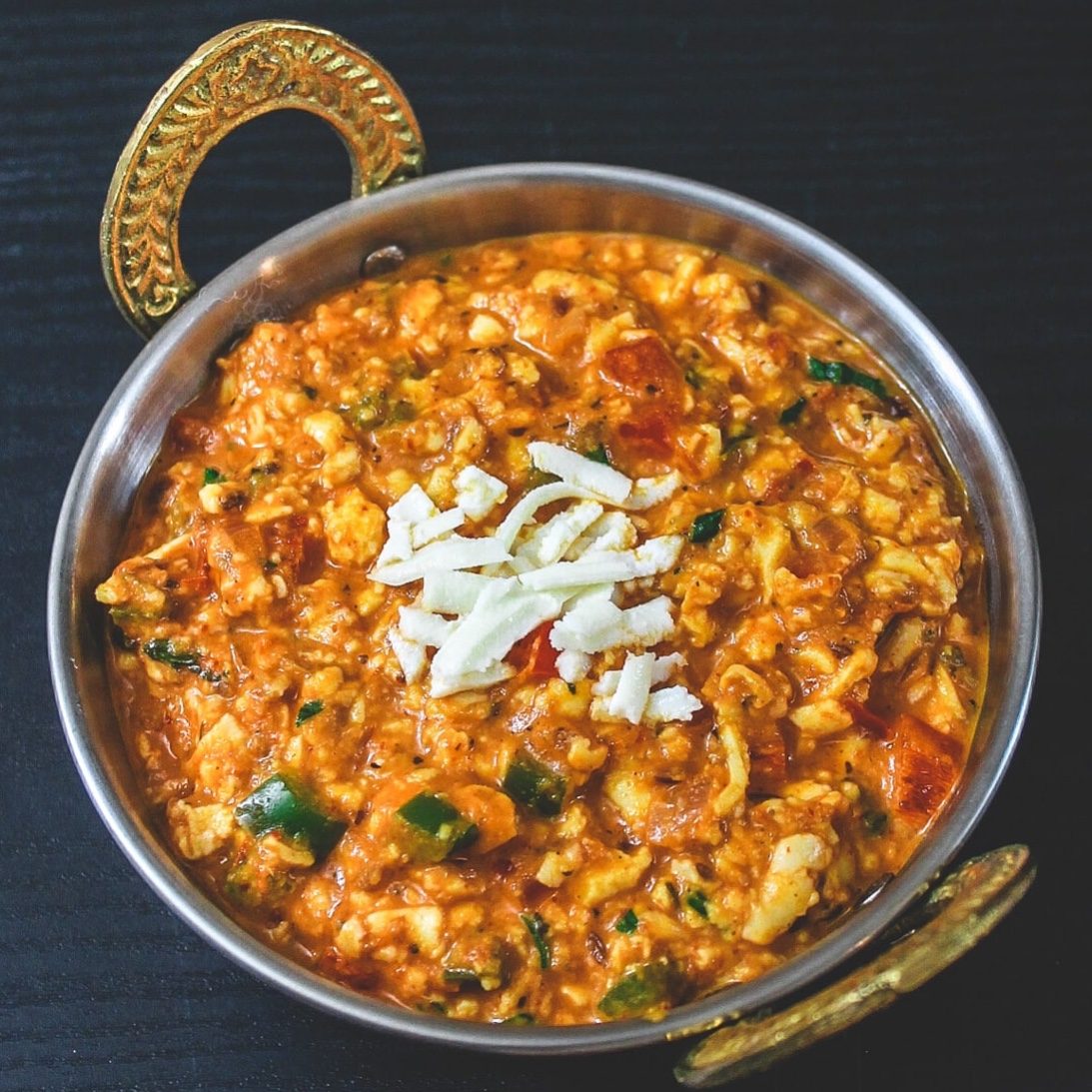 Paneer Bhurji Tray.