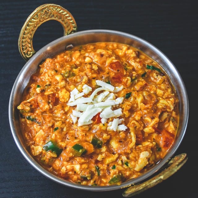 Paneer Bhurji Tray.