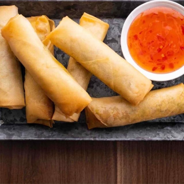 Vegetable Spring Rolls Tray.