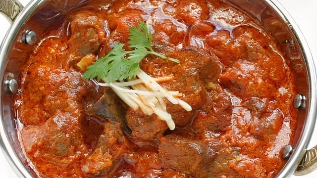 Kadai Lamb.