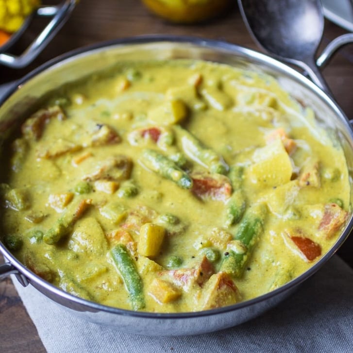 Vegetable Korma Tray.