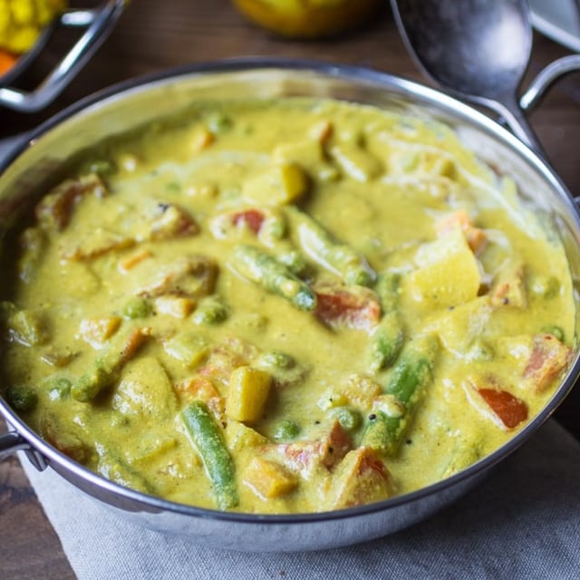 Vegetable Korma Tray.