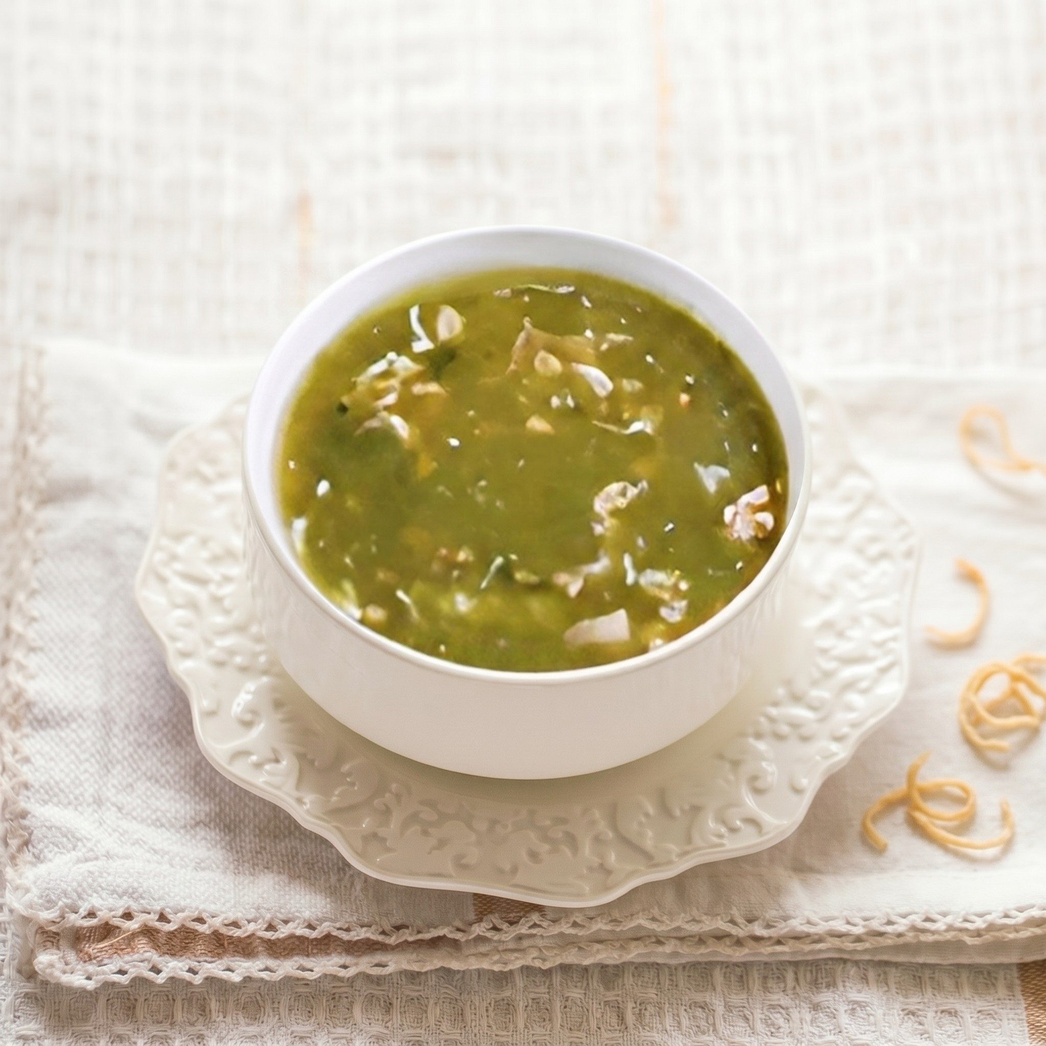 Chicken Lemon Coriander Soup.