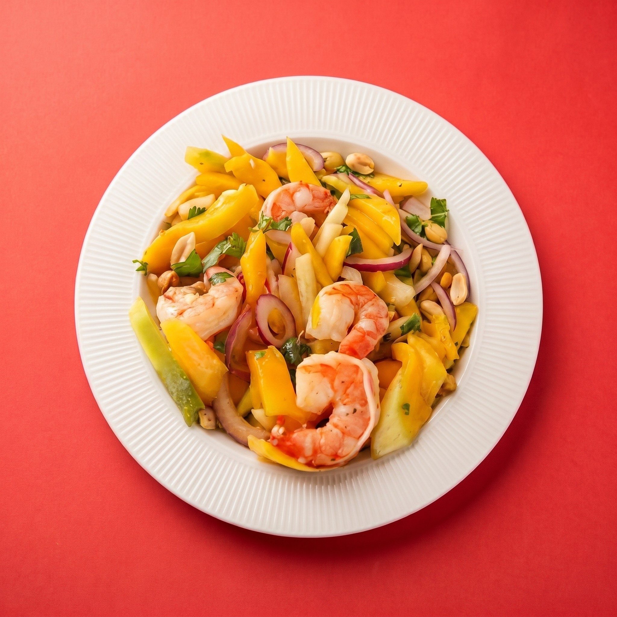 Mango Coconut Shrimp.