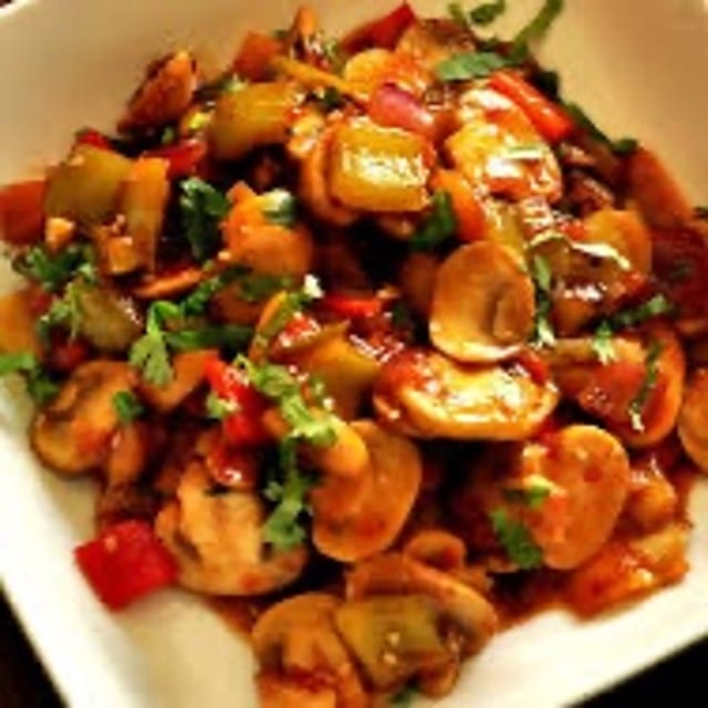 Garlic Chill Mushroom Tray.