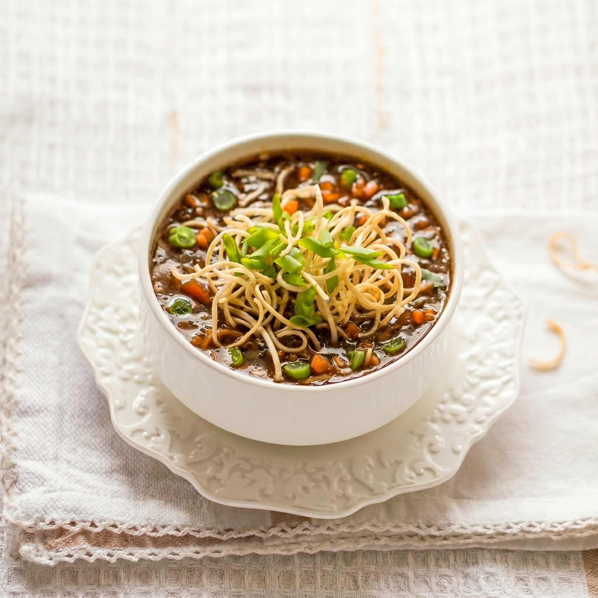 Veg Manchow Soup.
