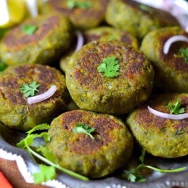 Hara Bhara Kebab Tray.