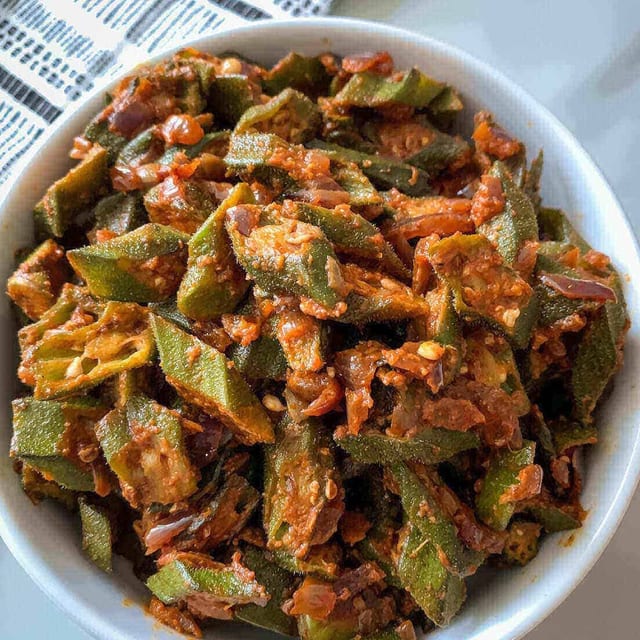Bhindi Masala Tray.