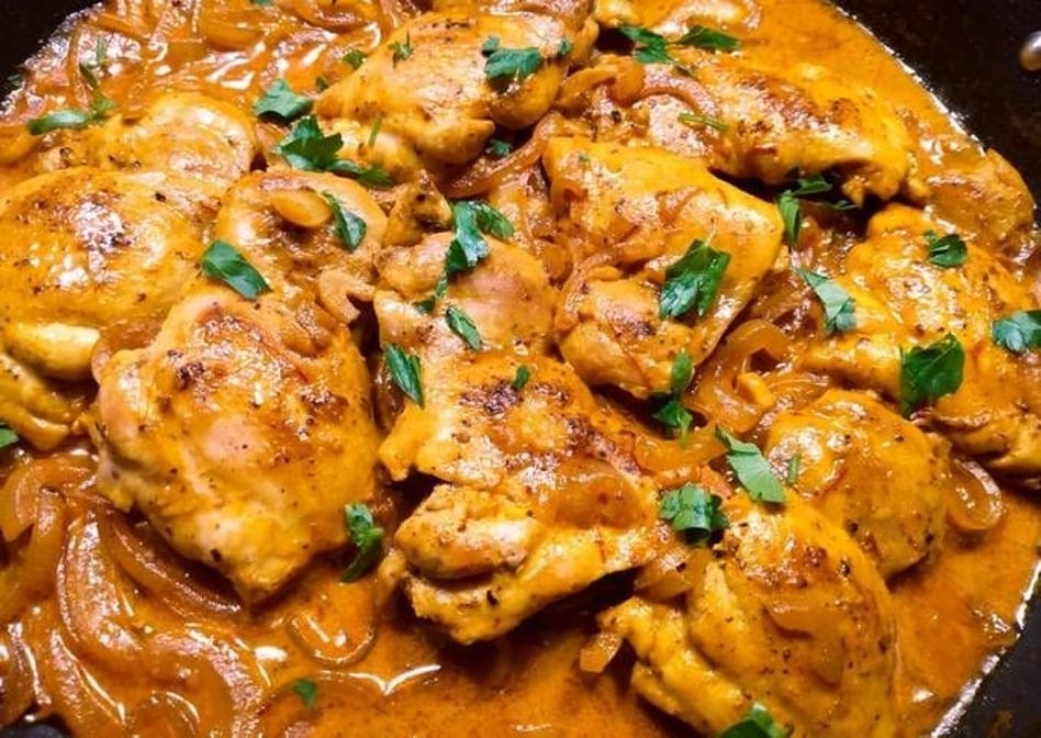 Saffron Chicken.