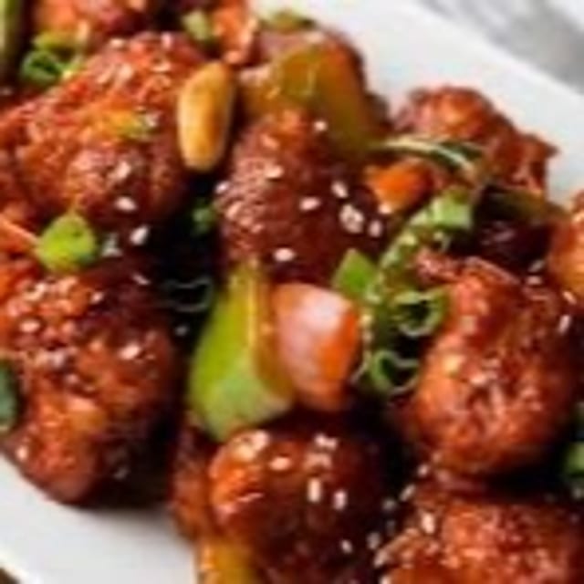 Chicken Manchurian Tray.