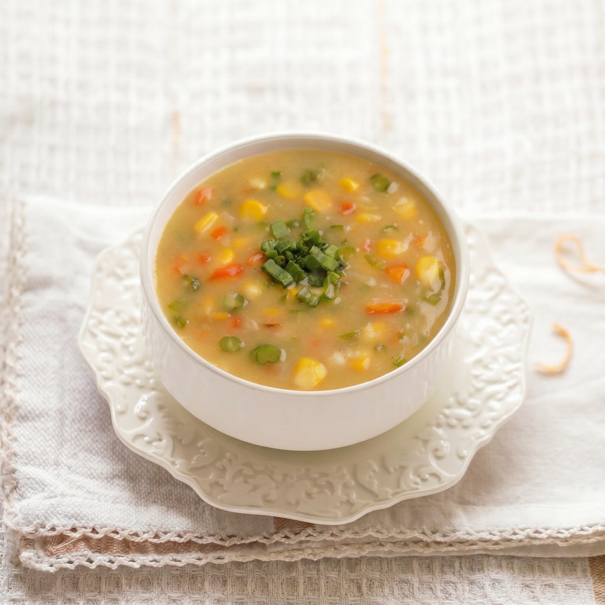 Vég Sweet Corn Soup.