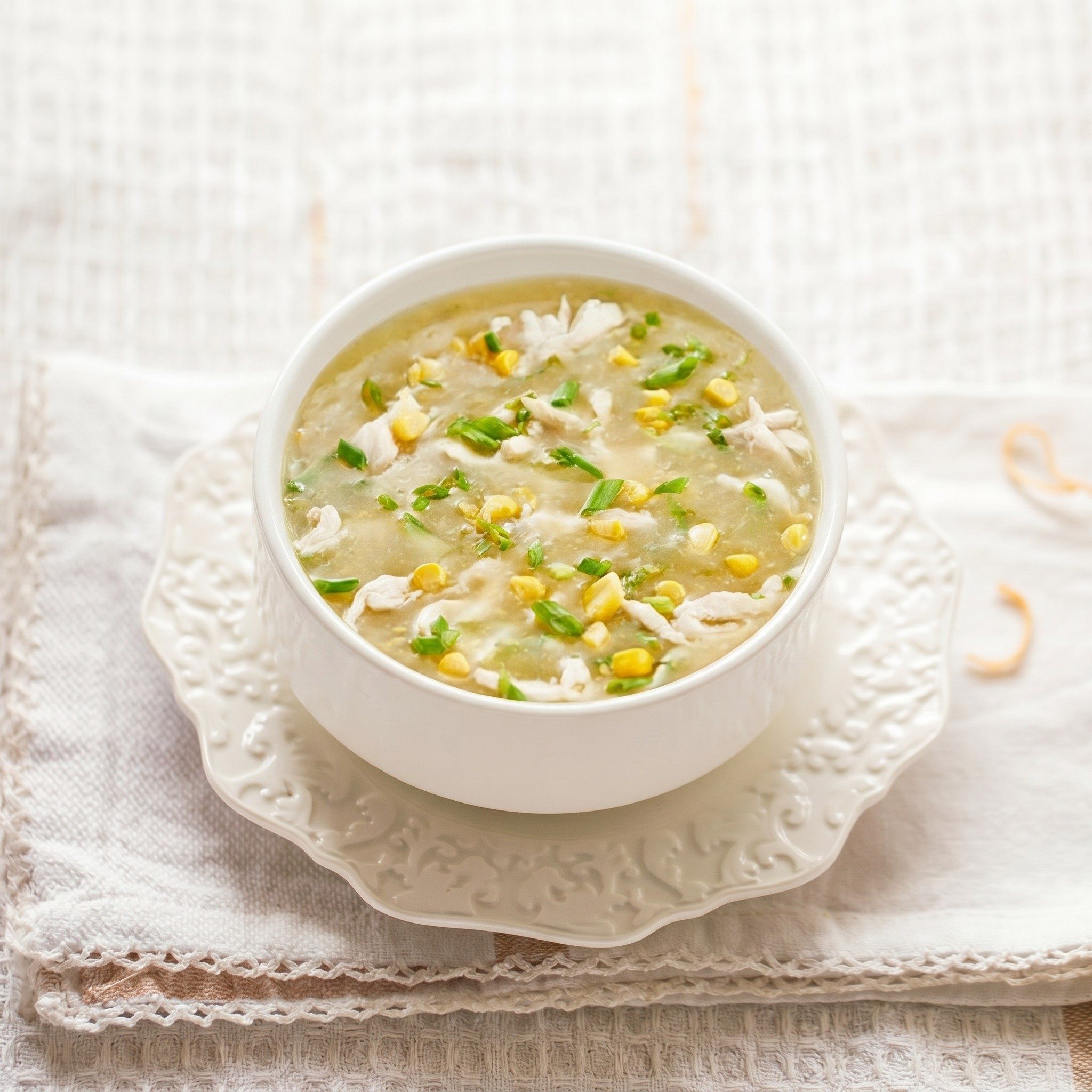 Chicken Sweet Corn Soup.