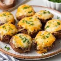 Cheese stuffed  Mushroom Tray.