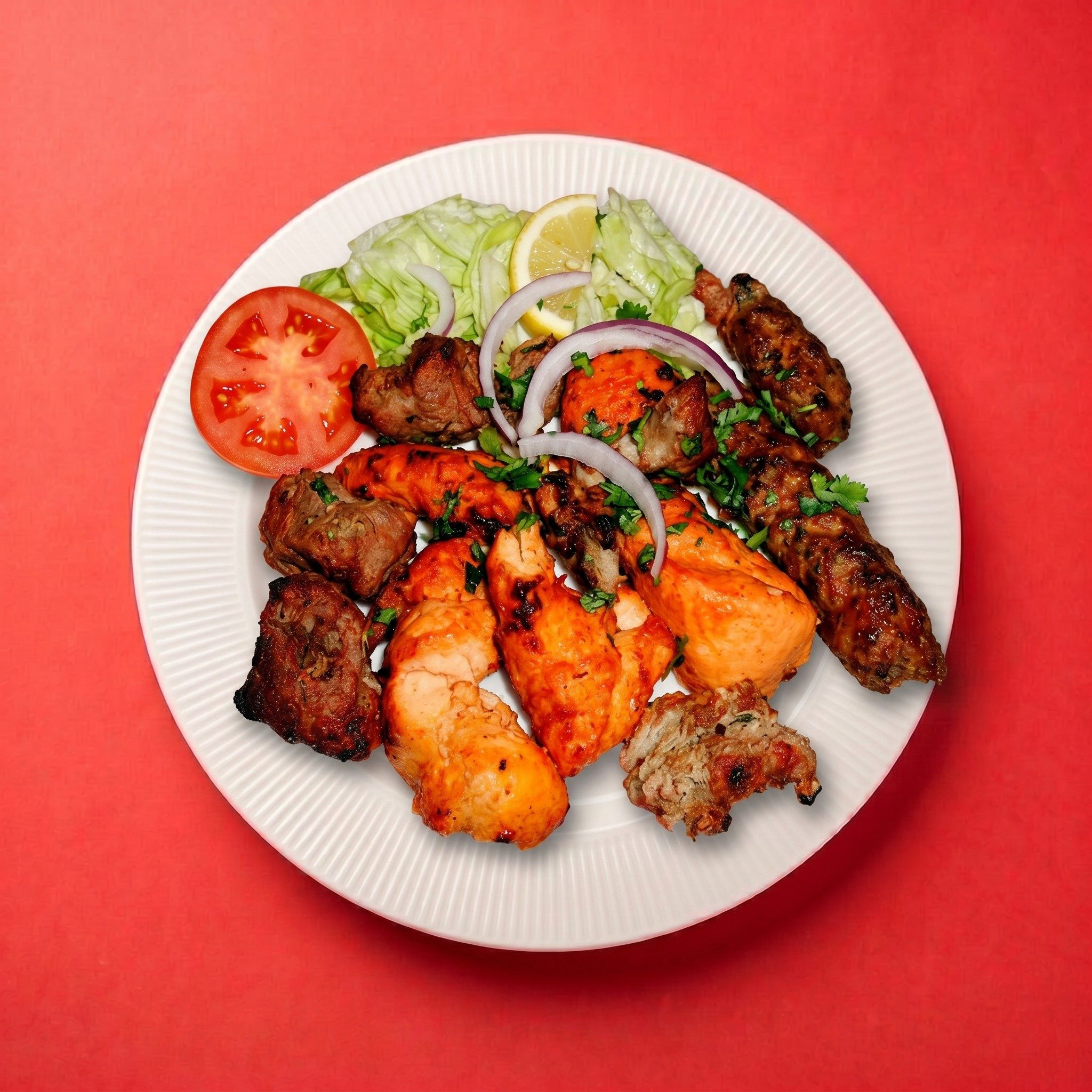 Tandoori Mix Appetizer.