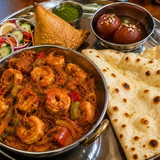 Kadai Shrimp Lunch Special
