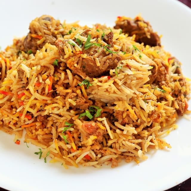 Lamb Biryani Tray.