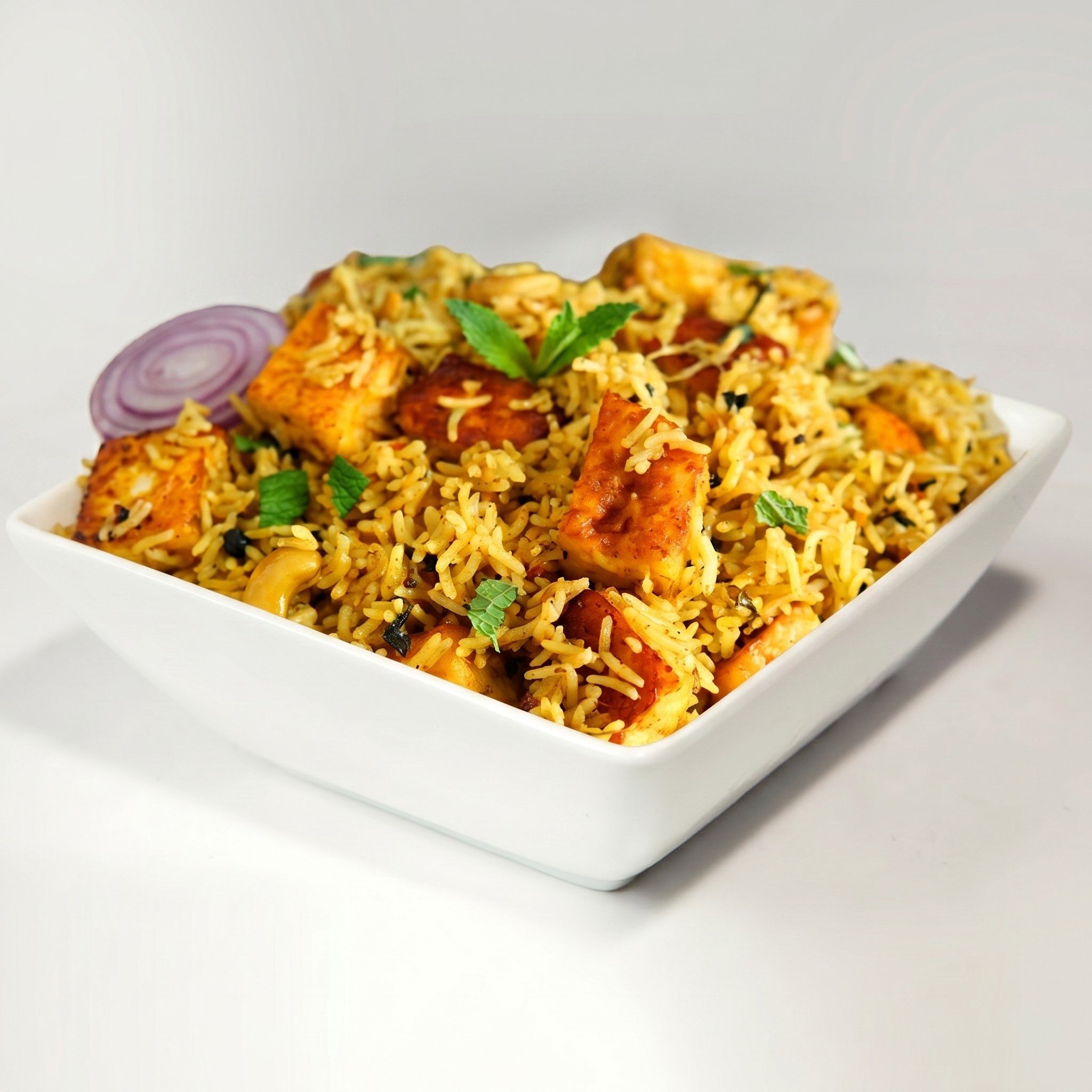Paneer & Veg Biryani.