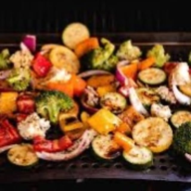 Mixed Grilled Vegetables Tray.
