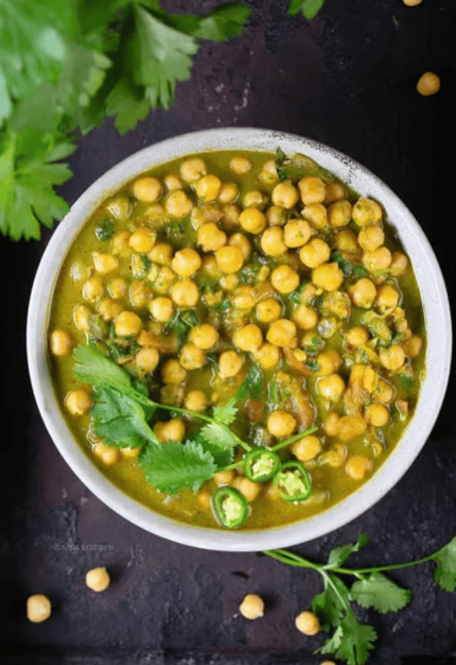 Chana Saag.