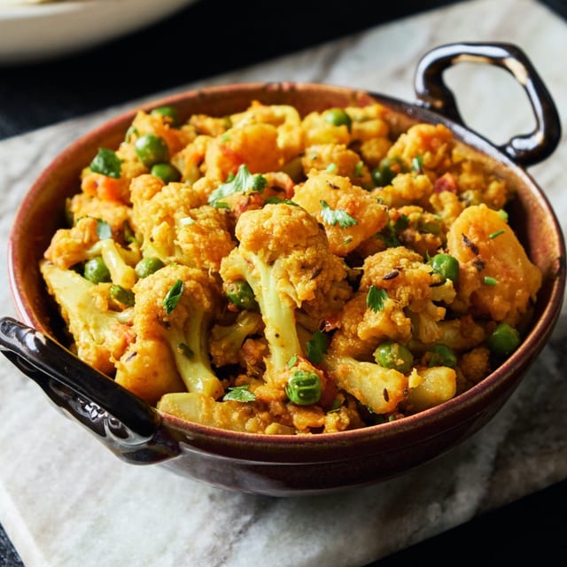 Aloo Gobi Masala Tray.