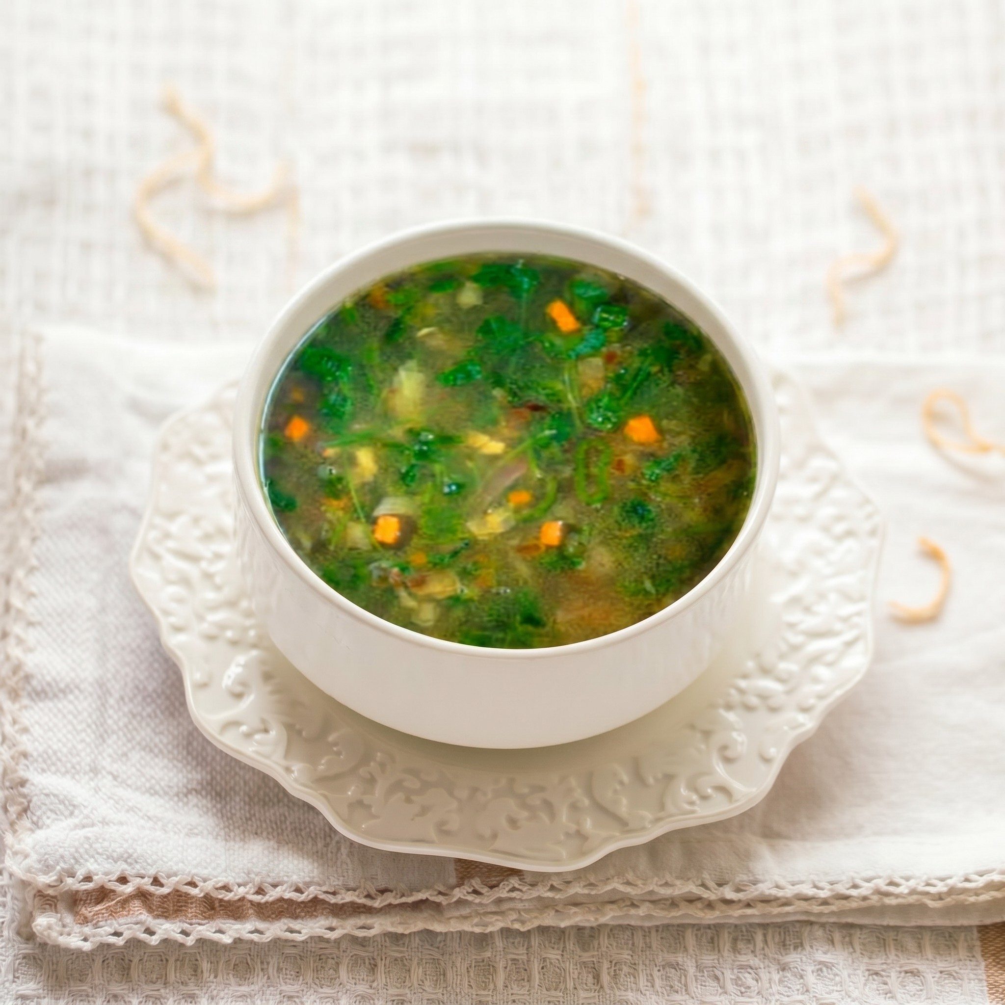 Veg Lemon Coriander Soup.