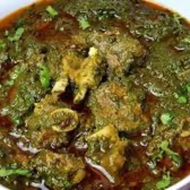 Goat Saag Tray.