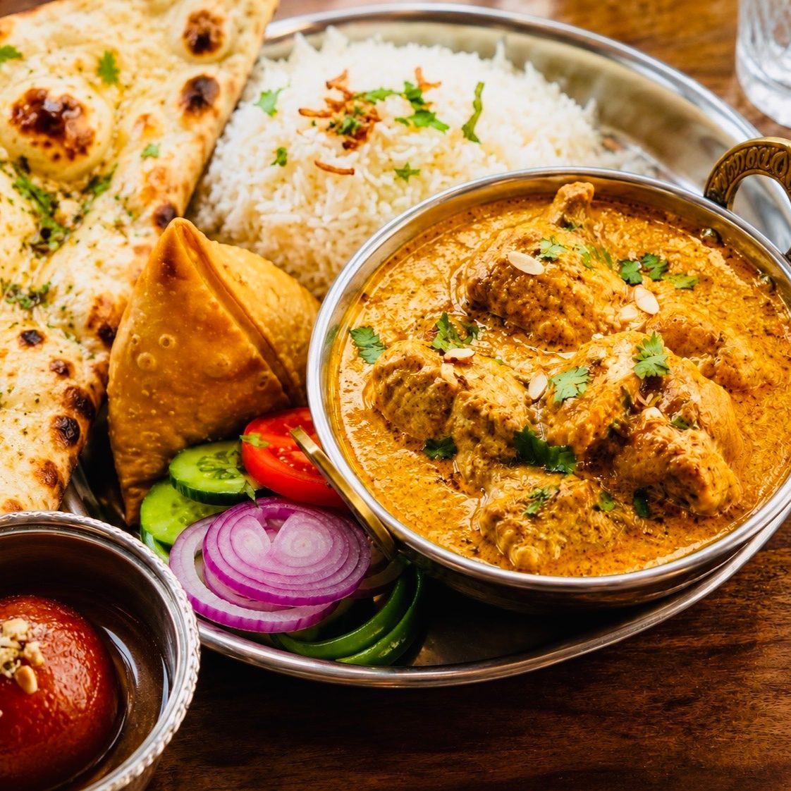 Chicken Korma Lunch Special.