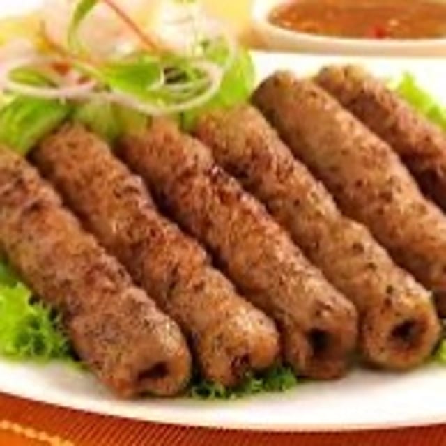 Chicken Seekh Kebab Tray.