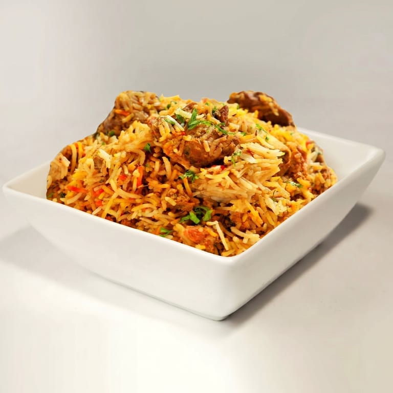 Delicious Lamb Biryani Awaits