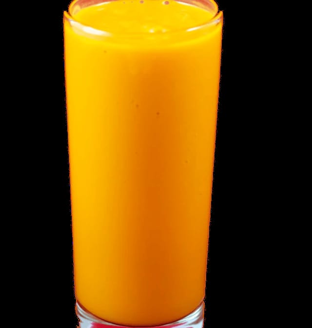 Mango Lassi (Traditional Yogurt Drink).