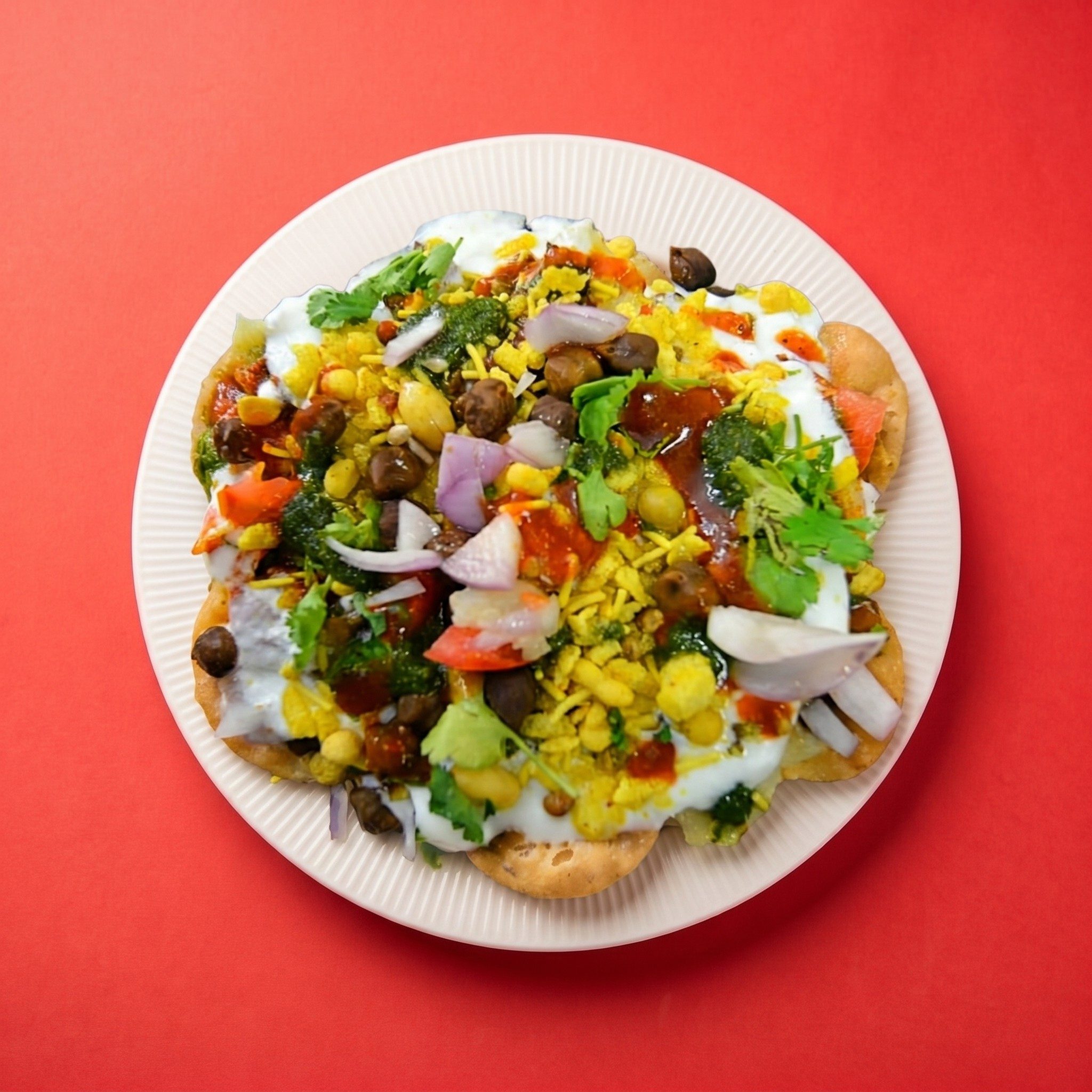 Aloo Papdi Chaat.