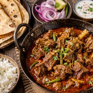 Kadai Goat Lunch Special
