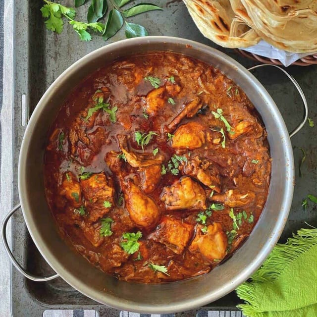 Chicken Chettinad Tray.