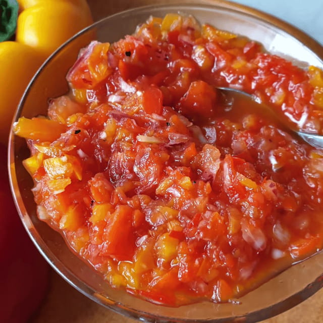 Red Onion Relish (Sweet).
