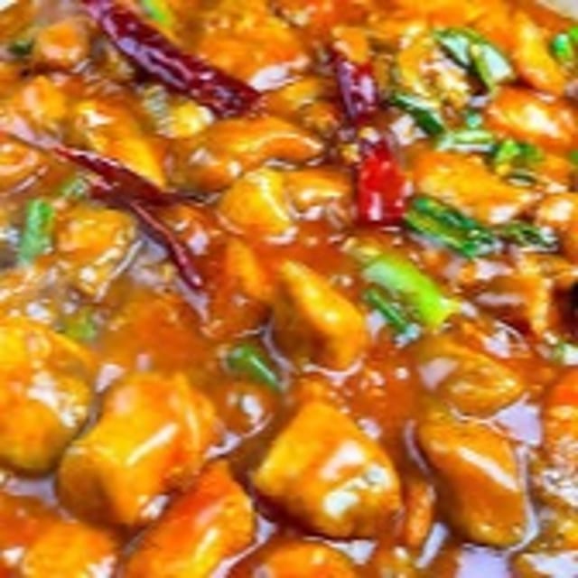 Chicken in Hot Garlic Sauce Tray.