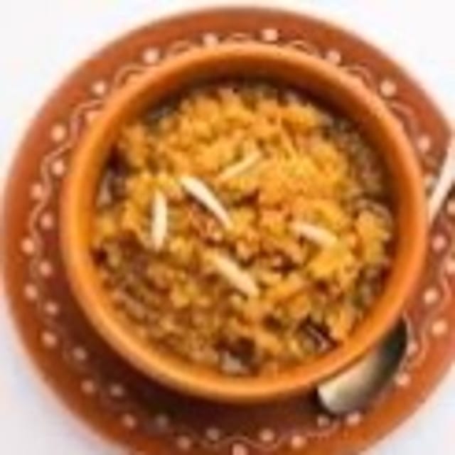 Moong Dal Halwa Tray.