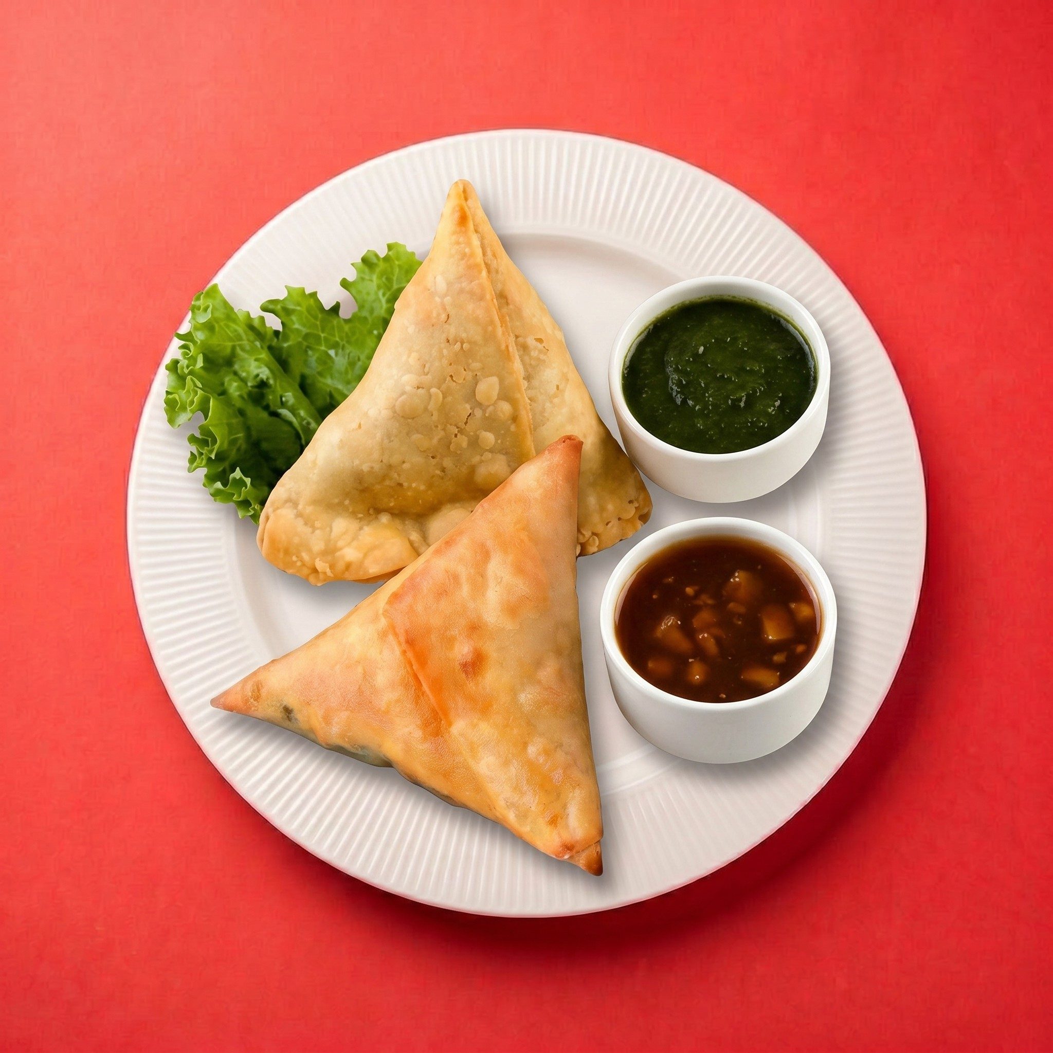 Vegetable Samosa.