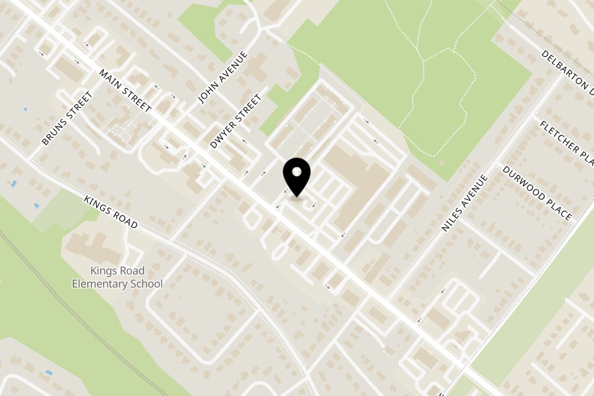 Map showing the location of INDIAN KITCHEN & GRILL on 300 Main St in Madison